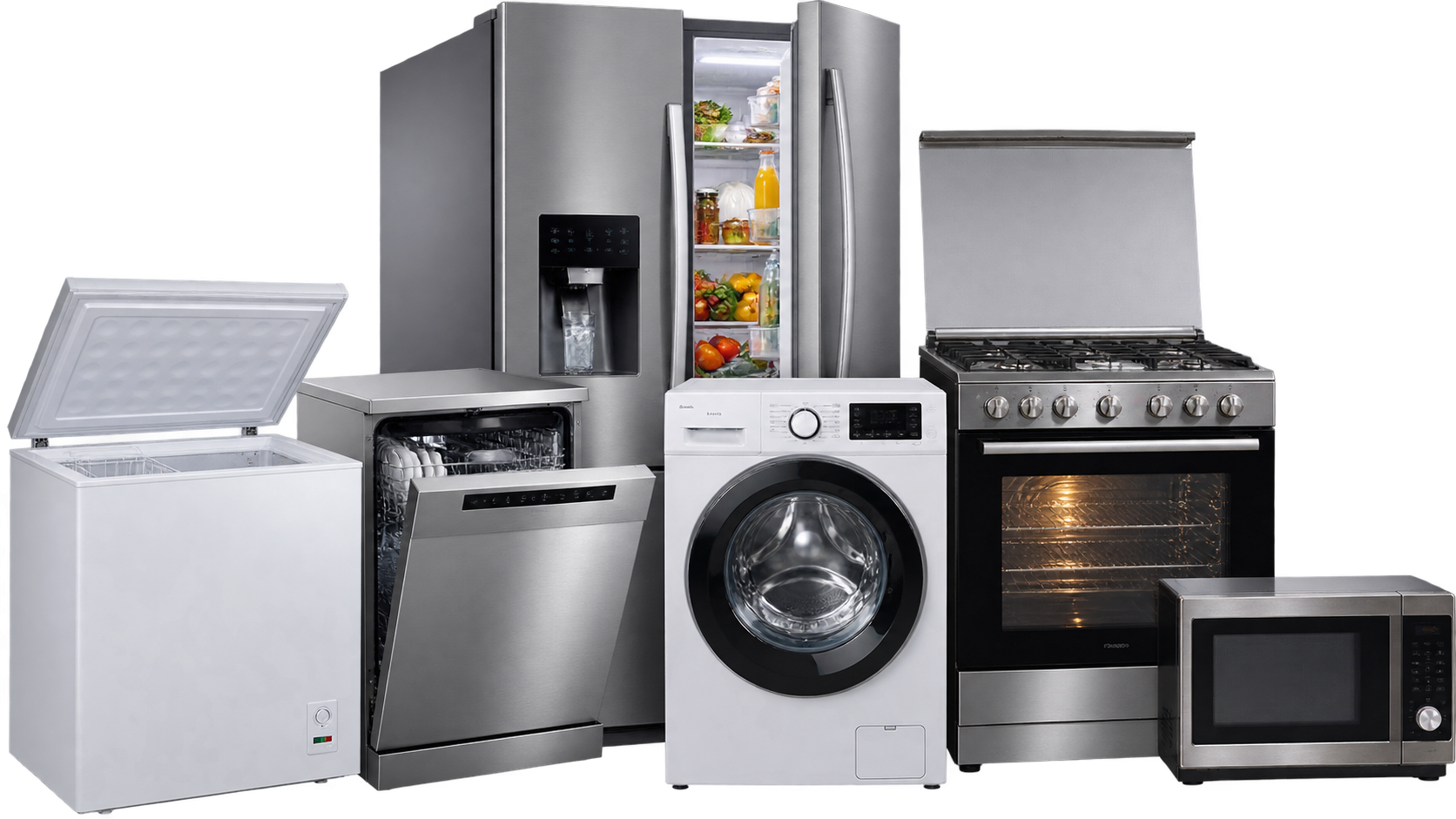Four, réfrigérateur, lave-linge et lave-vaisselle reconditionnés
